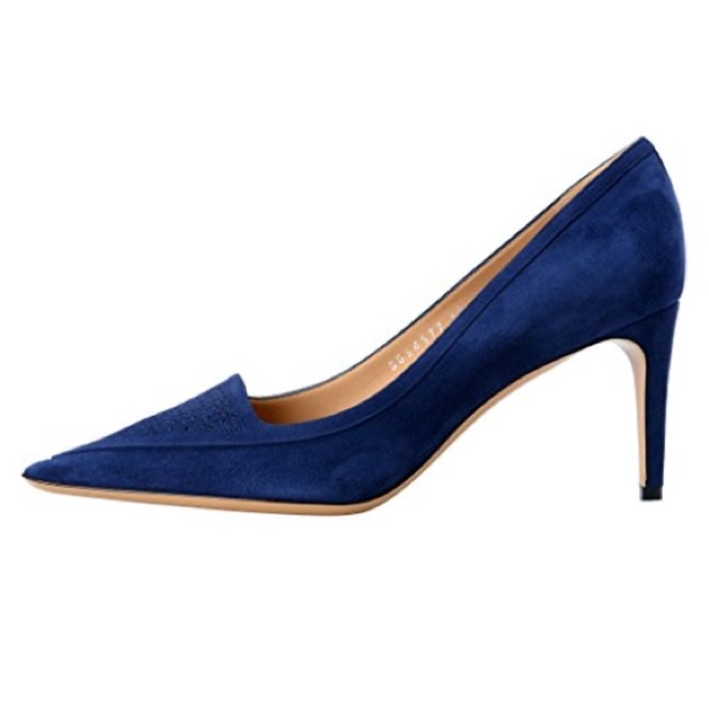 Salvatore Ferragamo “Pauleen Suede” leather high heel pump shoes size 11